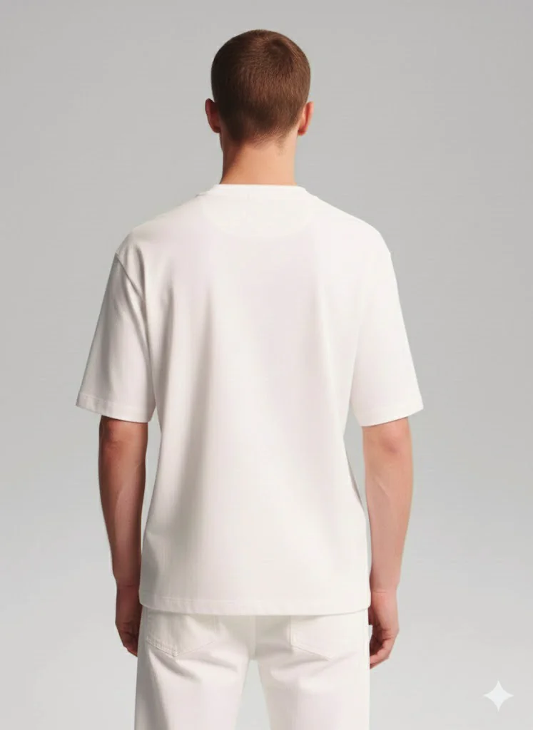 ENGINE Tee White Model Back